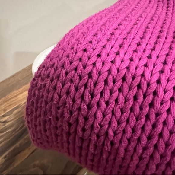 Gabbie 3/4 Puff Sleeve Sweater in Wild Orchid Small - Picture 9 of 11